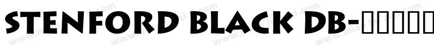 Stenford Black DB字体转换